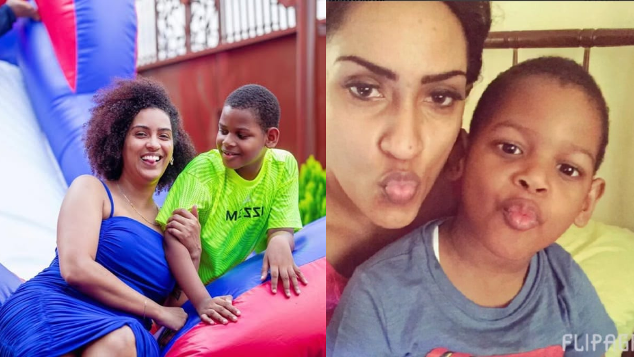 L’actrice ghanéenne, Juliet Ibrahim et son fils Jayden