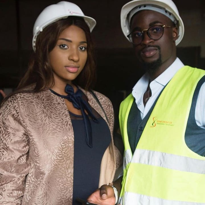 Le couple Abdoul Majid Kébé et Amy Léa Sy dans  » Karma  »