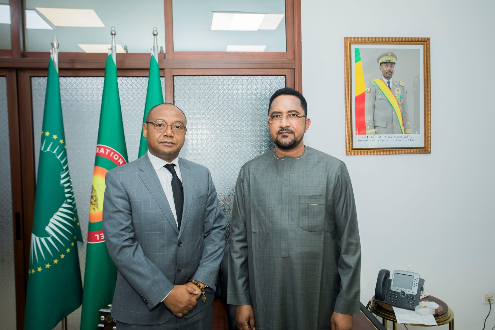 Coopération Humanitaire : Le Ministre Mossa AG ATTAHER reçoit le représentant du Haut-commissariat des Nations Unies pour les Réfugiés HCR au Mali